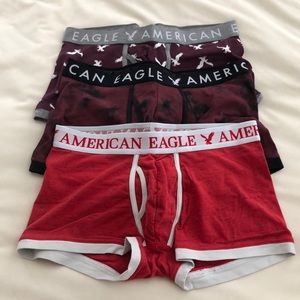 3 pairs EUC American Eagle Boxer Briefs size M
